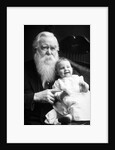 Senior man holds his grandson, ca. 1910 by Anonymous