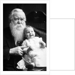 Senior man holds his grandson, ca. 1910 by Anonymous