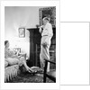 Senior man and woman in the living room, ca. 1935 by Anonymous