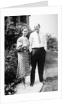 Young married couple together 1939 by Anonymous