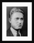 Portrait of grad student at Harvard, ca. 1938 by Anonymous