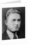 Portrait of grad student at Harvard, ca. 1938 by Anonymous