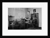 Harvard grad student studies as his desk, ca. 1938 by Anonymous