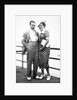 Young couple portrait on boardwalk, ca. 1929 by Anonymous