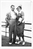 Young couple portrait on boardwalk, ca. 1929 by Anonymous