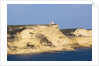 Lighthouse on coast near town, Boniface, Corsica, France by Anonymous