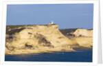Lighthouse on coast near town, Boniface, Corsica, France by Anonymous