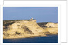 Lighthouse on coast near town, Boniface, Corsica, France by Anonymous