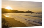 Beach, bay and Cape of Campomoro at sunset, Corsia, France by Anonymous
