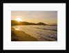 Beach, bay and Cape of Campomoro at sunset, Corsia, France by Anonymous
