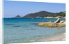 Beach near town, Ajaccio, Corsica, France by Anonymous