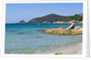 Beach near town, Ajaccio, Corsica, France by Anonymous