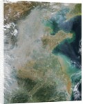 Smoke and fires in eastern China by Anonymous