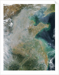 Smoke and fires in eastern China by Anonymous