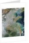 Smoke and fires in eastern China by Anonymous