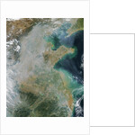 Smoke and fires in eastern China by Anonymous