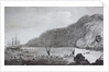 18th century engraving of Karakakooa Bay where Captain James Cook was killed by Anonymous