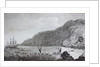 18th century engraving of Karakakooa Bay where Captain James Cook was killed by Anonymous