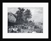 Engraving of The Rent Day Feast by David Tenniers