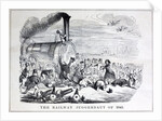 Railway Mania cartoon 0f 1845 by Anonymous