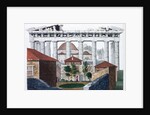 Hand coloured print of the Parthenon in Athens in the days of the Ottoman Empire by Anonymous