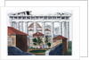 Hand coloured print of the Parthenon in Athens in the days of the Ottoman Empire by Anonymous