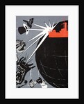 Russian Communist poster showing the battleship Aurora by Anonymous