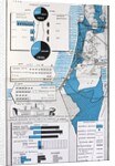 Map of Palestine showing the increase in Jewish population between 1934 and 1956 by Anonymous