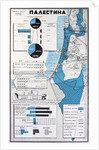 Map of Palestine showing the increase in Jewish population between 1934 and 1956 by Anonymous