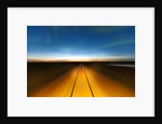 Northern Lights and Railroad, Churchill, Manitoba, Canada by Anonymous