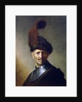 An Old Man in Military Costume by Rembrandt van Rijn