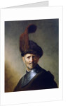 An Old Man in Military Costume by Rembrandt van Rijn