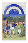 Très Riches Heures du duc de Berry: Month of May by Frères Limbourg
