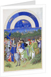 Très Riches Heures du duc de Berry: Month of May by Frères Limbourg