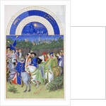 Très Riches Heures du duc de Berry: Month of May by Frères Limbourg
