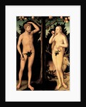Adam and Eve in the Garden of Eden by Lucas Cranach the Younger