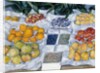 Fruit Displayed on a Stand by Gustave Caillebotte