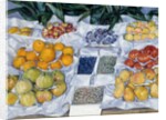 Fruit Displayed on a Stand by Gustave Caillebotte