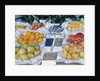 Fruit Displayed on a Stand by Gustave Caillebotte