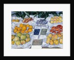 Fruit Displayed on a Stand by Gustave Caillebotte