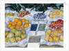 Fruit Displayed on a Stand by Gustave Caillebotte