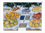 Fruit Displayed on a Stand by Gustave Caillebotte