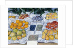 Fruit Displayed on a Stand by Gustave Caillebotte