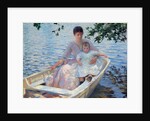 Mother and Child in a Boat by Edmund Charles Tarbell