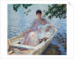 Mother and Child in a Boat by Edmund Charles Tarbell
