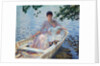 Mother and Child in a Boat by Edmund Charles Tarbell