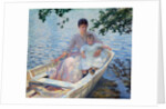 Mother and Child in a Boat by Edmund Charles Tarbell