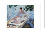 Mother and Child in a Boat by Edmund Charles Tarbell