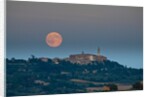 Full Harvest Moon over Pienza by Anonymous