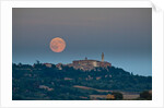 Full Harvest Moon over Pienza by Anonymous